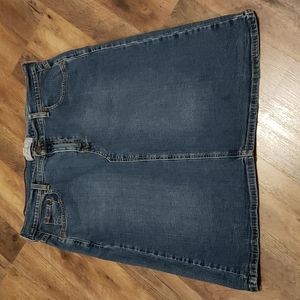 Levi denim jean skirt